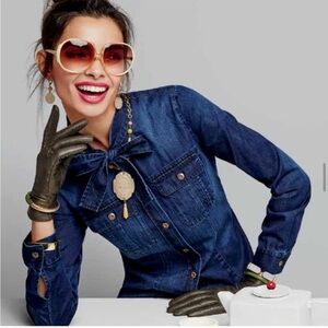 Cabi Waterfront Denim Top